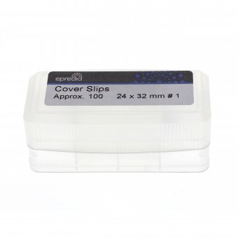 EPREDIA Mikroskopiedeckgläser, 24x32 mm (100 Stk.) 
