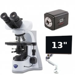 Dunkelfeldmikroskop OPTIKA UHD-3-MON13S Set 