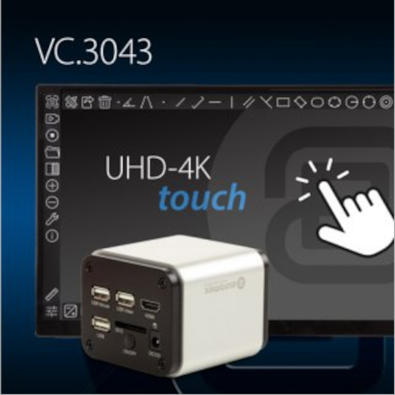 HDMI/USB Microscope Camera with Touch Screen | SARRAS e.U.
